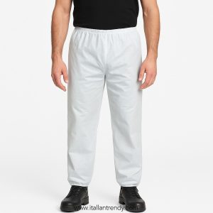 TYVEK - Pantaloni usa e getta bianchi in polietilene microforato ge. 41  CE I