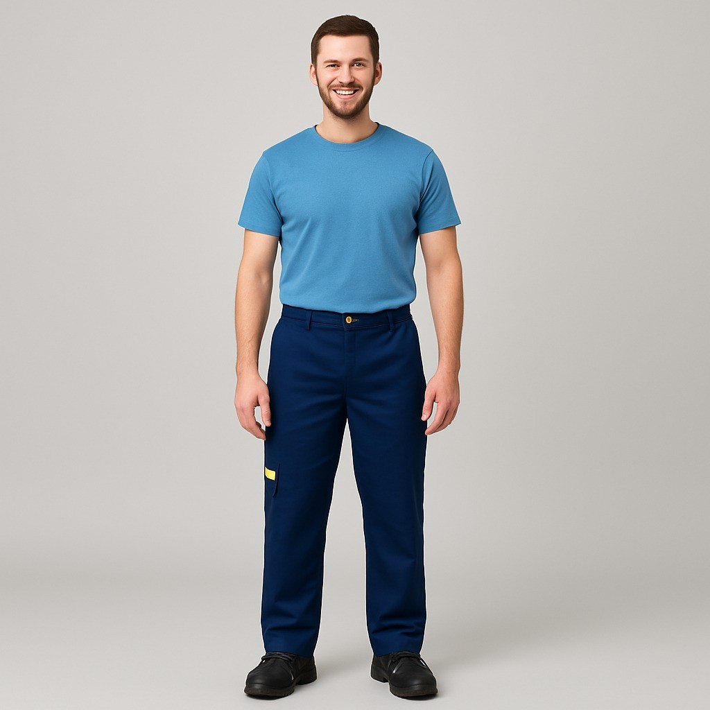 3ACTIVE - Pantaloni uomo da lavoro ignifugoaAntiacido antistatico trivalente certificato