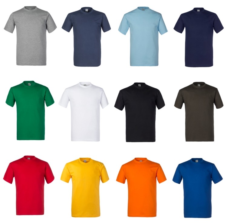 HH109 - Stock di 5 t-shirt a manica corta in Cotone 150 g vari colori