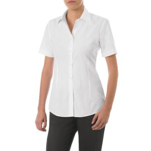 AURORA camicia da donna sciancrata in misto cotone