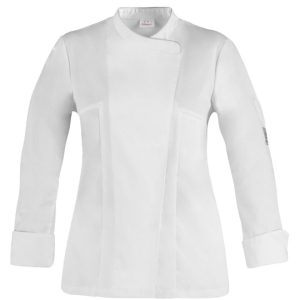 SUSI giacca da donna cucina nera sciancrata con bottoni automatici