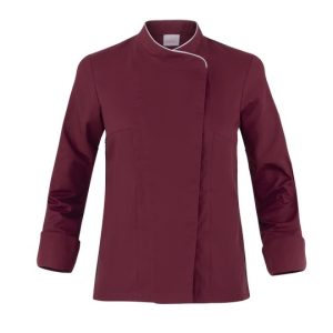 SUSI giacca da donna cucina nera sciancrata con bottoni automatici