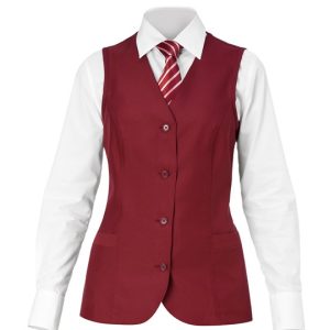 ROSITA gilet classico da donna bordeaux