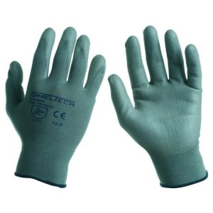 Guanto da Lavoro dalla Presa Eccezionale e Comfort Ergonomico Nylon-Poliuretano Grigio