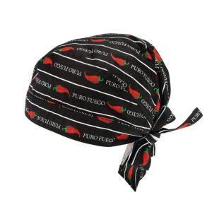 MARTE bandana unisex in cotone fantasia peperoncini