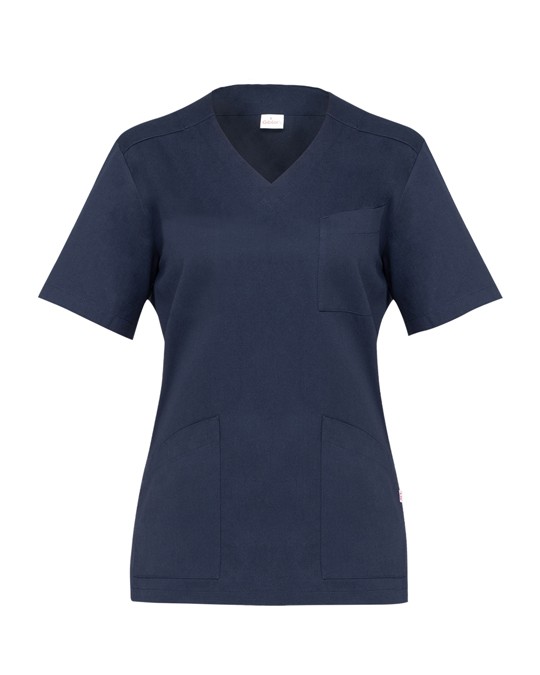 MILENA casacca da donna con scollo a V, M/C per medicale/spa/centro estetico - immagine 2