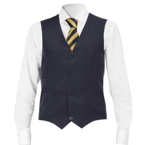 MIGUEL gilet da uomo per servizio sala/tavoli colore blu