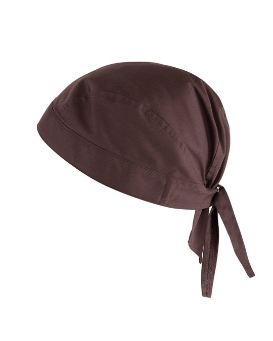 MARTE bandana in misto cotone marrone e blu