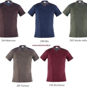 THIAGO giacca da uomo cucina M/C con rete traspirante in vari colori