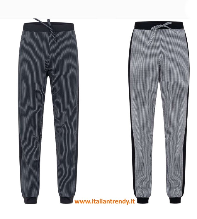 IVAN pantalone da uomo in cotone gessato