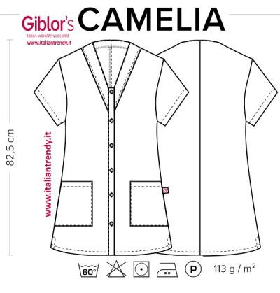 CAMELIA casacca da donna con scollo a V, M/C - immagine 9