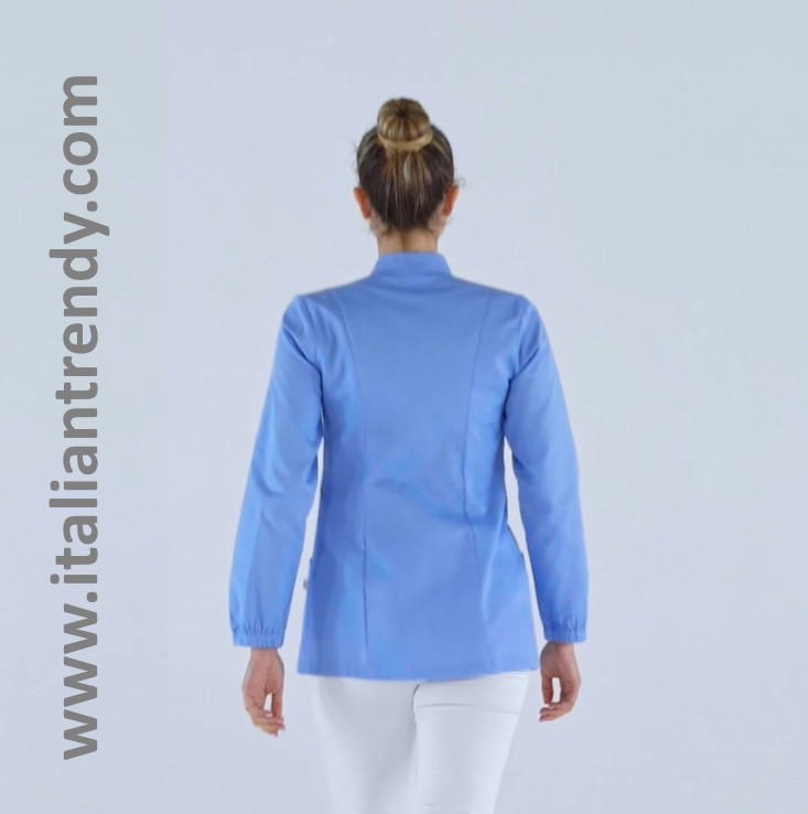 ALICE casacca da donna con zip M/L per medicale/estetico - immagine 16