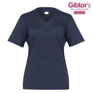 MILENA casacca da donna con scollo a V, M/C per medicale/spa/centro estetico