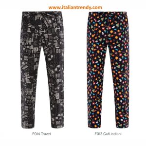 ALAN pantalone  da cuoco in cotone