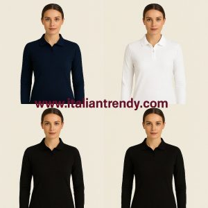 Polo lizard lady manica lunga