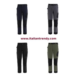 RAINOLD pantalone con tasche in tessuto stretch