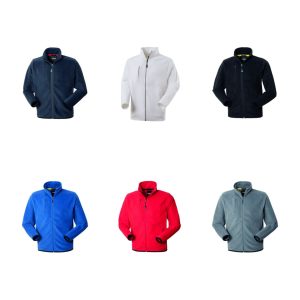 TASK pile con zip centrale collo alto e tasche laterali