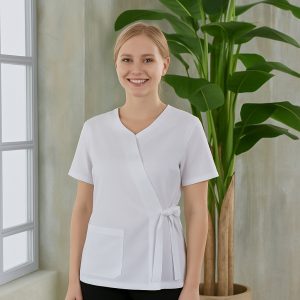ILARIA kimono da donna M/C bianco per wellness/spa