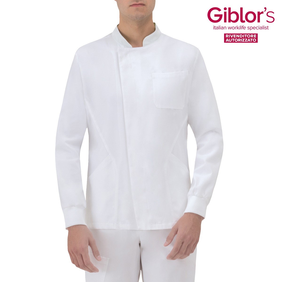 SILVANO casacca da uomo medicale M/L con polsino in maglia - immagine 2