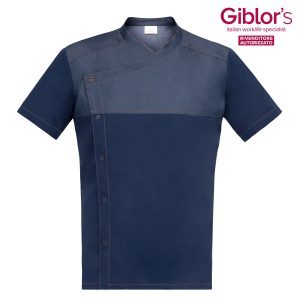 LAPO giacca da uomo cucina M/C leggere effetto jeans