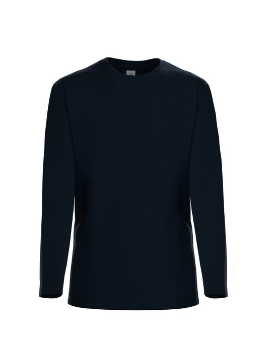 Maglia Girocollo Uomo Maniche Lunghe T-shirt in Cotone 5 colori - immagine 7