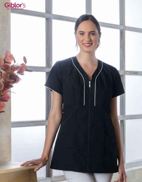 PINES casacca da donna con cerniera e scollo a V, M/C