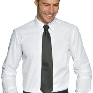 CARTAGENA - Camicia uomo in cotone elasticizzato bianca o nera