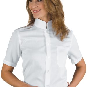 DUBLINO - Camicia unisex coreana collo dritto unisex in 10 Colori manica corta