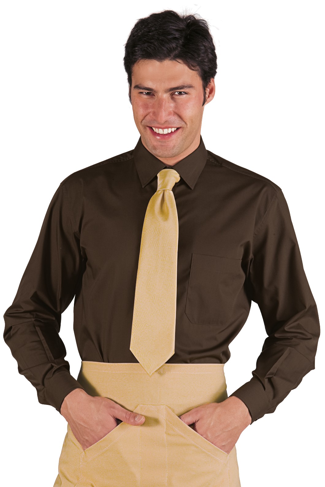 062310 - Camicia classica vari colori manica lunga e corta - immagine 5