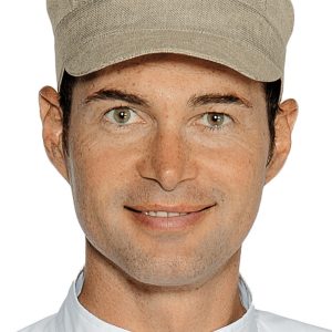 SAM - Cappello con visiera effetto juta