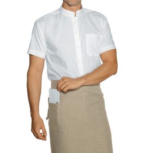 DAKAR - Grembiule a vita mardia lunghezza in tessuto effetto Juta Smoke o Natural cm. 100X70