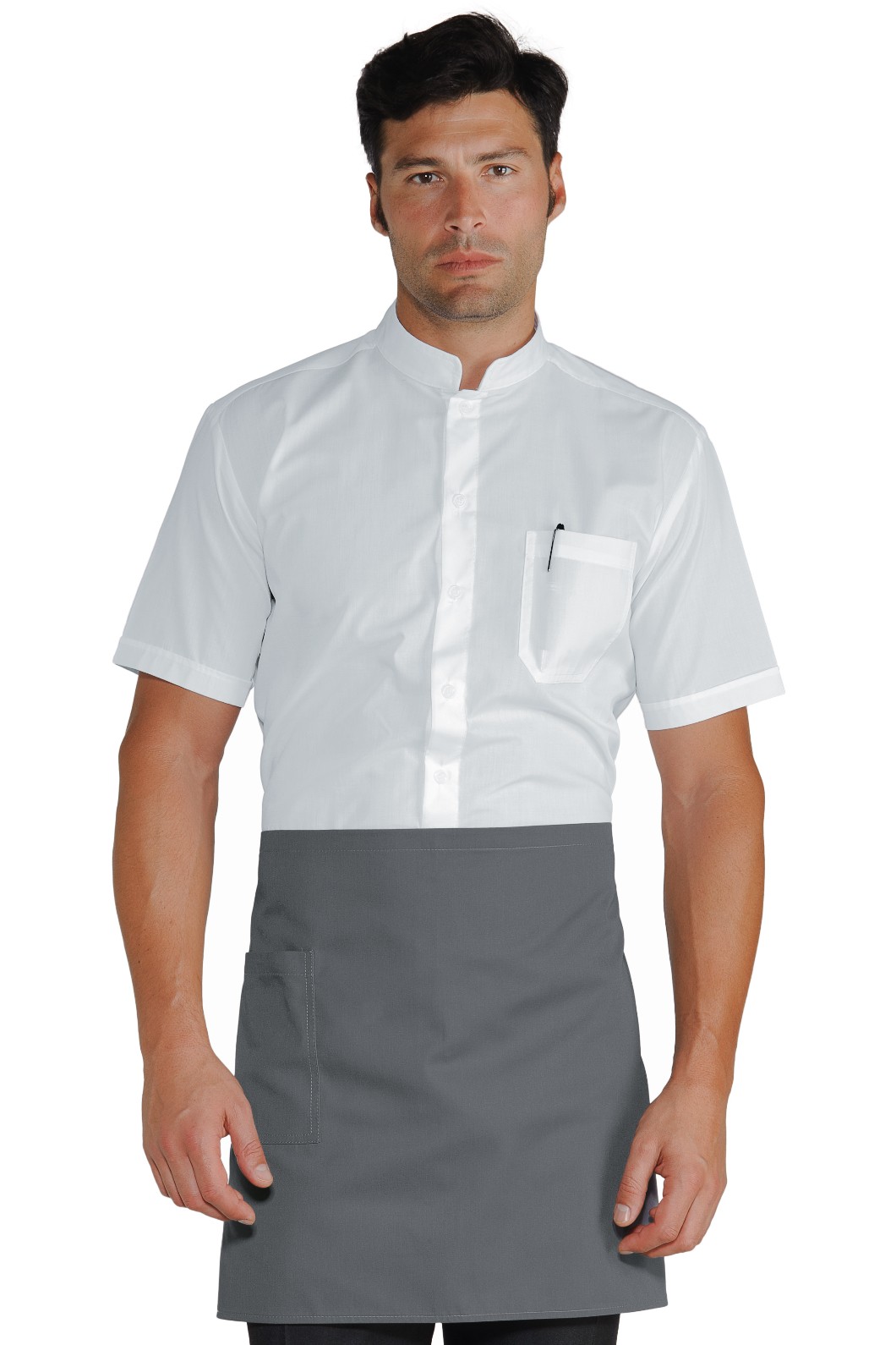 086002 - Grembiule corto a vita con tasca cm.70X46 13 Colori misto cotone 195 Gr - immagine 7