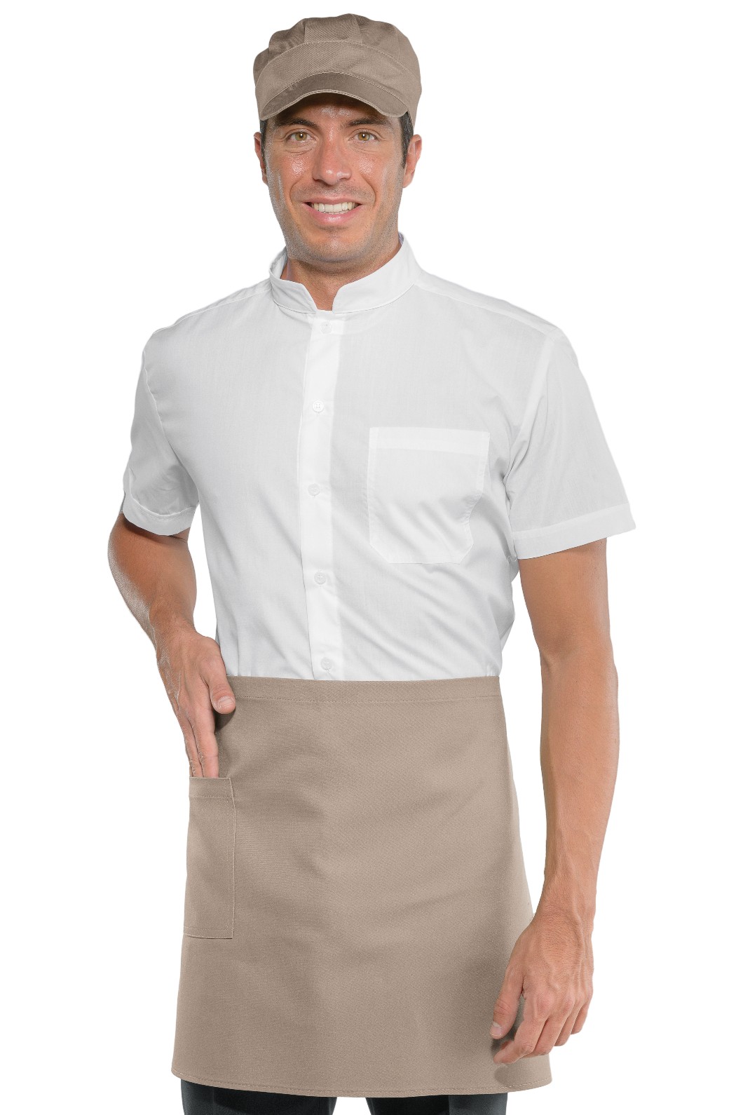 086002 - Grembiule corto a vita con tasca cm.70X46 13 Colori misto cotone 195 Gr - immagine 13