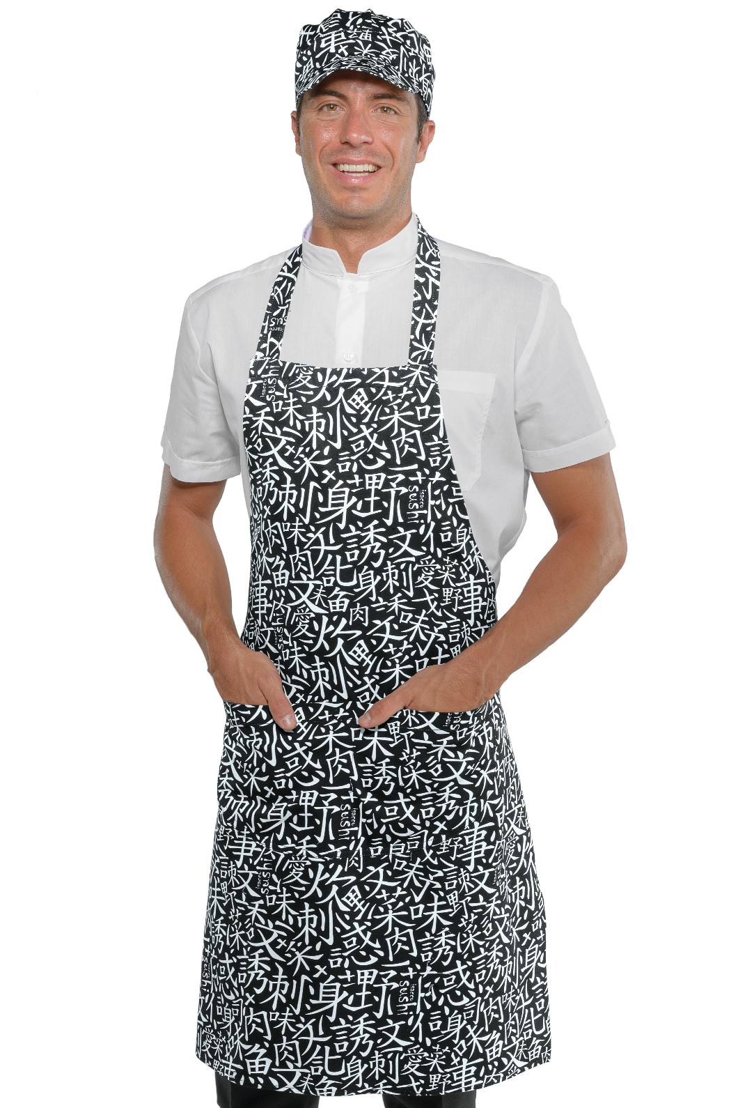 087176 - Grembiule con pettorina a fantasia cm. 70X90 16 Varianti 190 gr. - immagine 7