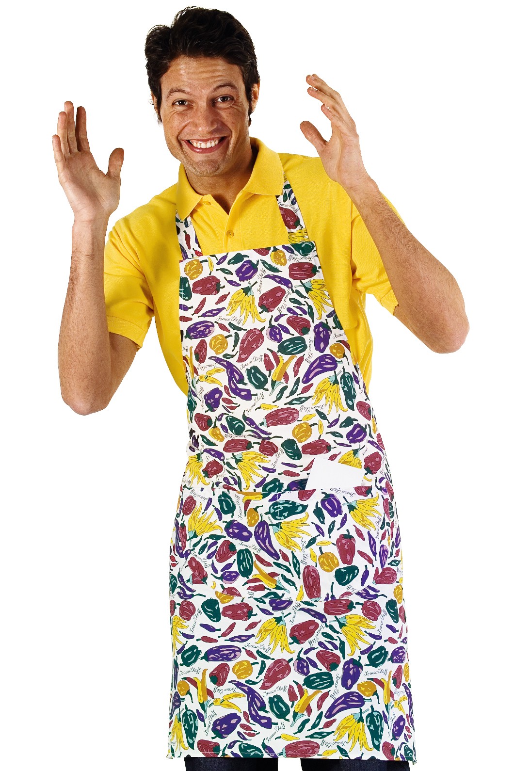 087176 - Grembiule con pettorina a fantasia cm. 70X90 16 Varianti 190 gr. - immagine 16