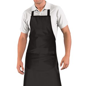 BIG - Grembiulecon pettorina bianco o nero cm. 96X105
