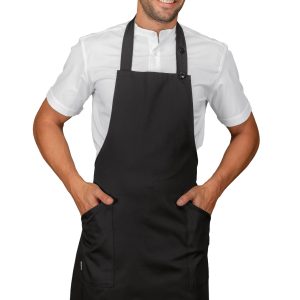 CHAMPAGNE - Grembiule con pettorina con tasche 220 gr