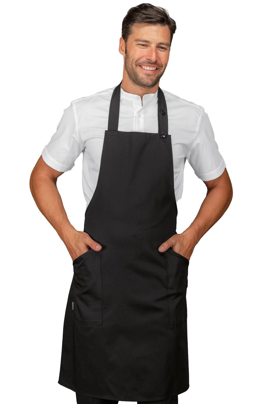 CHAMPAGNE - Grembiule con pettorina con tasche 220 gr