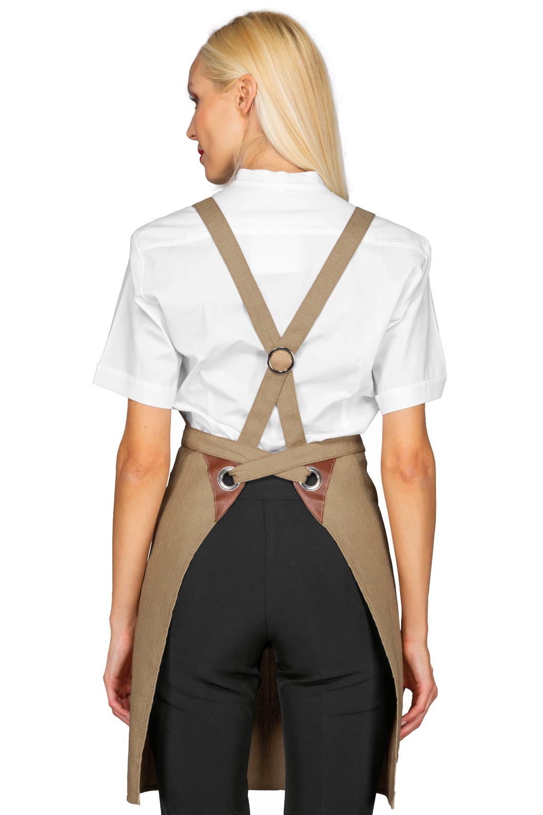 MILFORD - Grembiule con pettorina in 7 colori con inserti in ecopelle - immagine 11