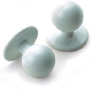 113000 - Confezione di 10 Bottoni  a pallina di ricambio per divisa cuoco in  13 Colori