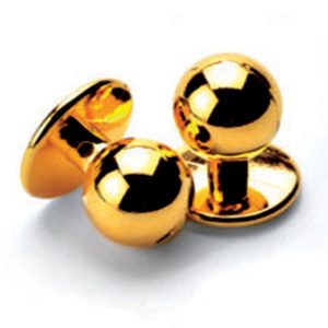 113008 - Confezione di 10 Bottoni a pallina in colore Oro o Argento di ricambio per divisa cuoco