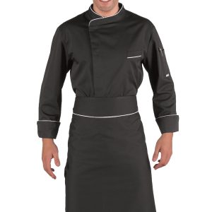 RONDIN - Grembiule a vita lungo con borso in contrasto cm.  95X70