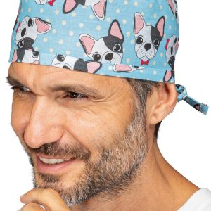 HAVANA - Bandana a tamburello  fantasia per medicale