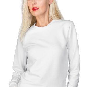 130320 - Felpa unuisex girocollo bianco o nero