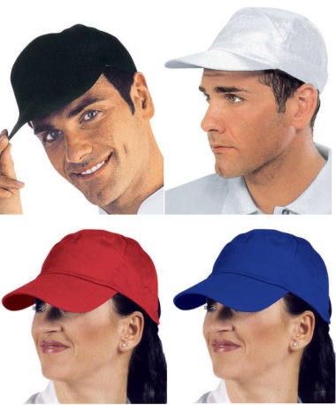 TOM - Cappello con visiera bianco o nero