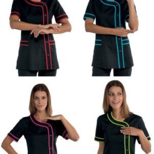 Casacca brasilia nera profili rosso