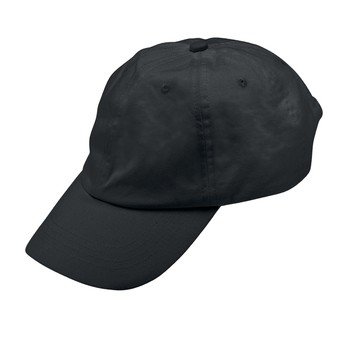 501C - Cappello baseball nero con visiera, conf. 2 pezzi