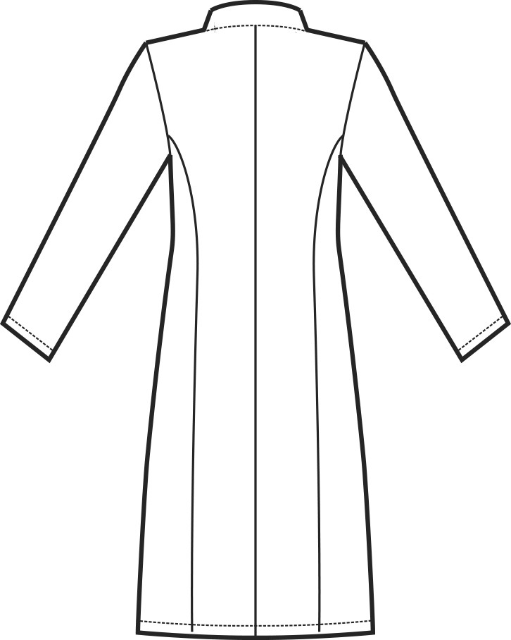 PONZA camice medicale donna collo coreana - immagine 5