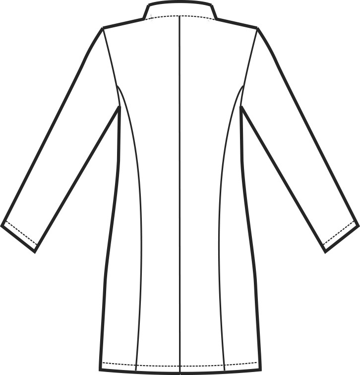 LIONE casacca medicale/estetica donna collo coreana - immagine 4