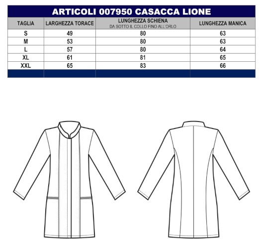 LIONE casacca medicale/estetica donna collo coreana - immagine 6